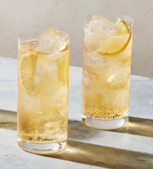 Hammerhead Highball whiskey or your choice of base spirits club soda / wedge of lemon